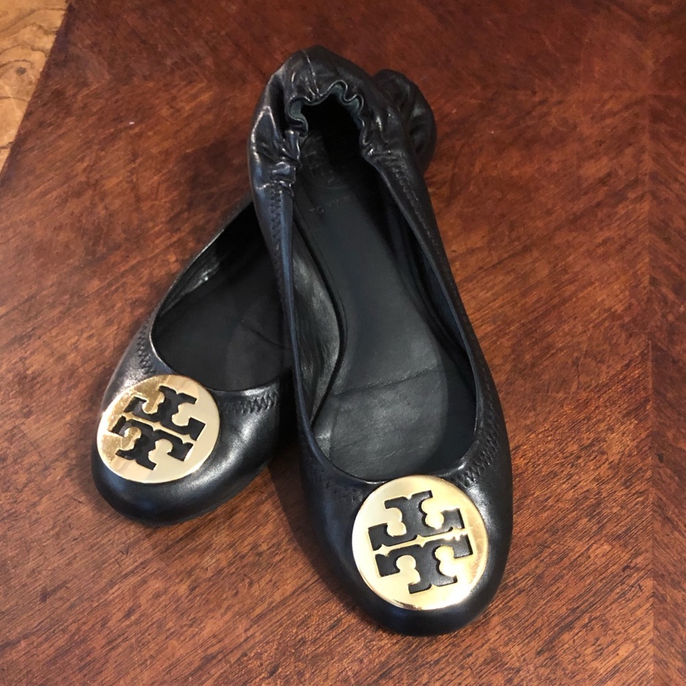 Tory Burch Minnie Travel Ballet Flat Leather